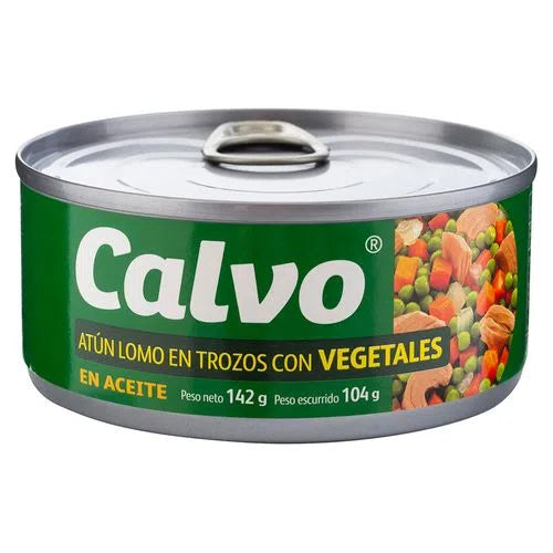 ATUN CALVO TROZOS VEGETALES 142G