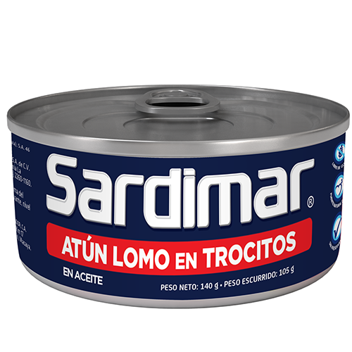 ATUN SARDIMAR TROCITOS ACEITE 140G