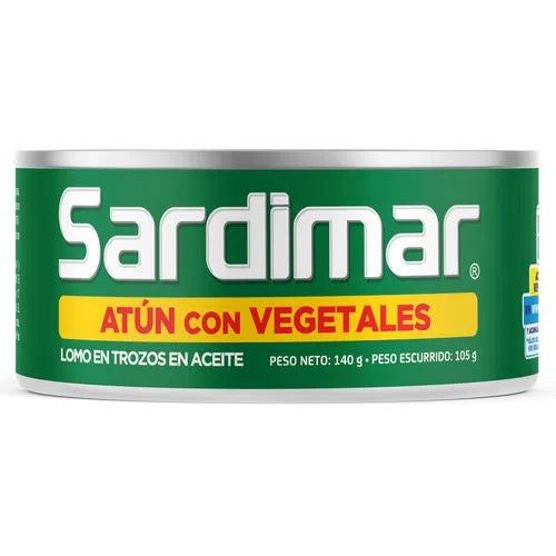 ATUN SARDIMAR VEGETALES 140G