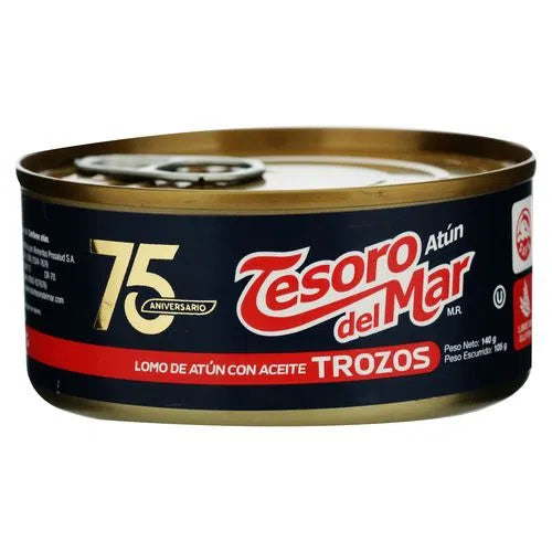 ATUN TESORO DEL MAR TROZOS EN ACEITE 140G