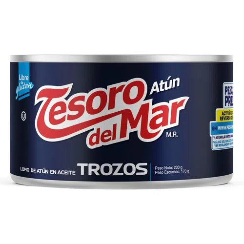 ATUN TESORO DEL MAR TROZOS 230G