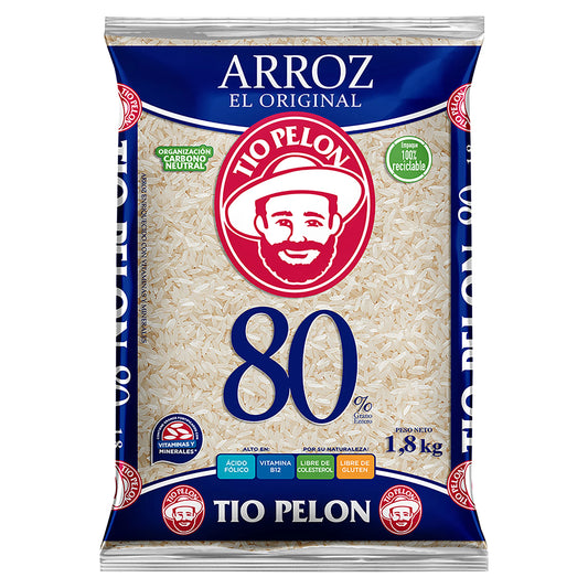 ARROZ TIO PELON 80% 1.8G