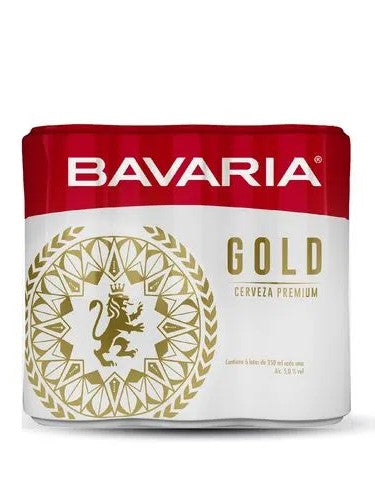 BAVARIA GOLD LT 350ML 6PK