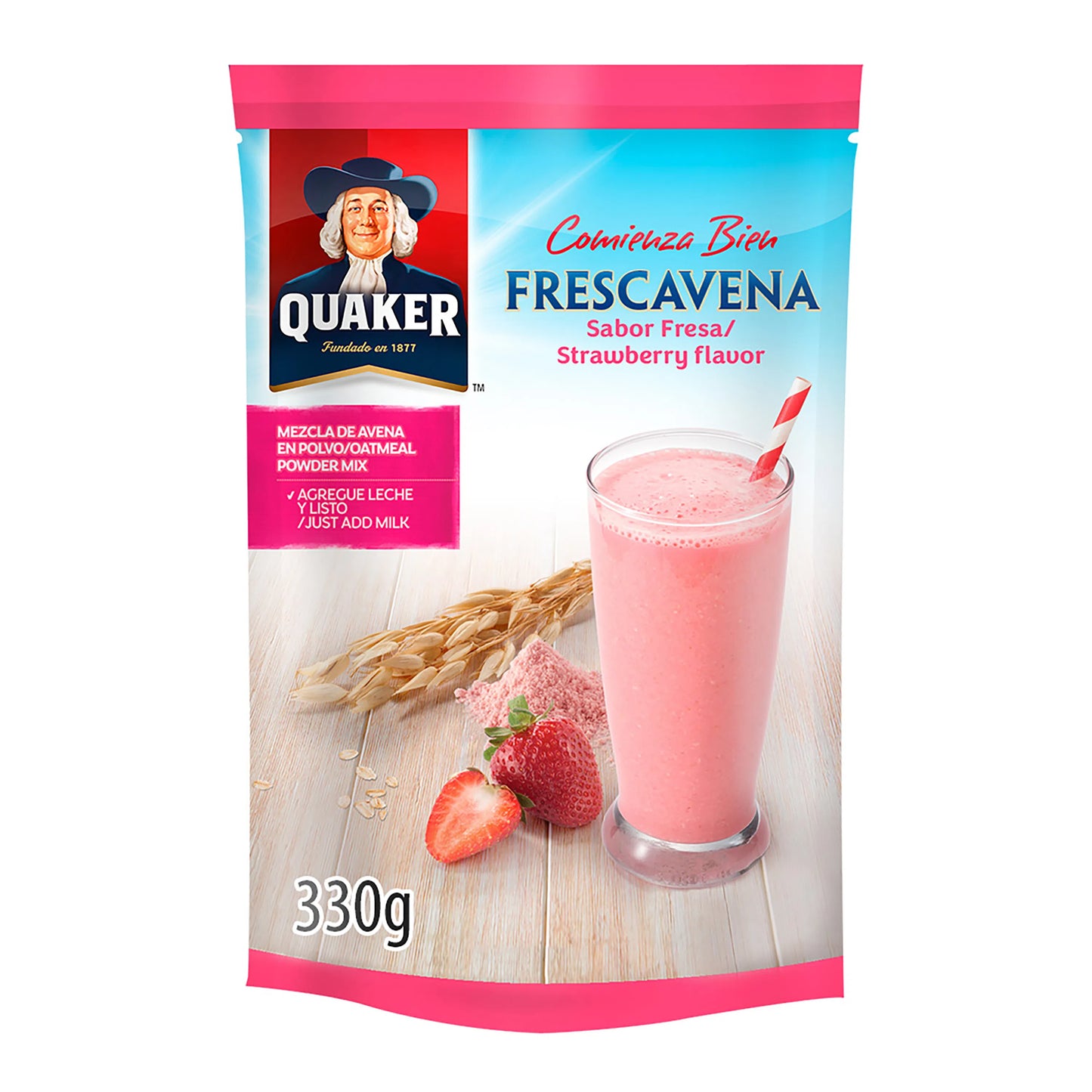 QUAKER AVENA FRESA 330G