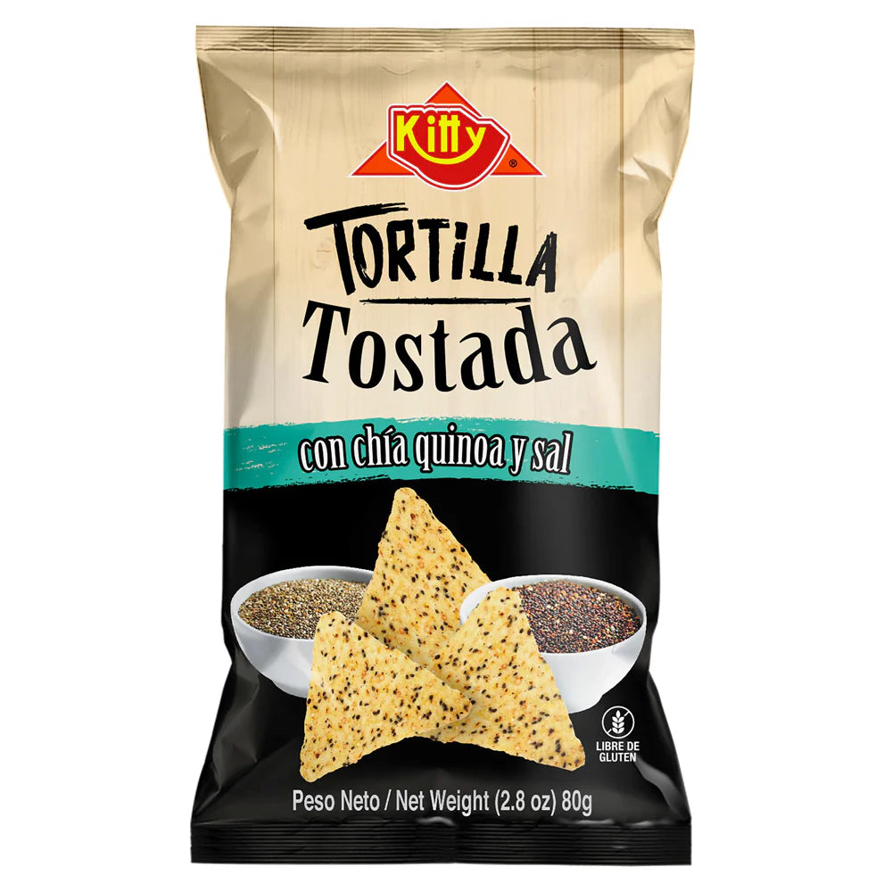 KITTY TORTILLA TOSTADA CHÍA 80G