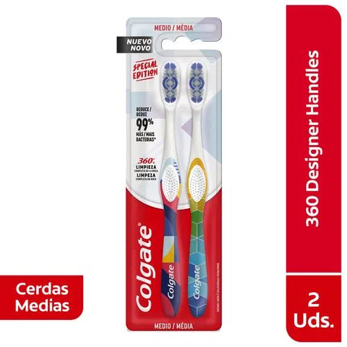 CEPILLO DENTAL COLGATE 360 EDICION ESPECIAL 2PACK