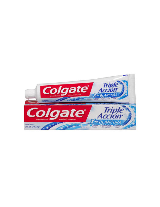 CREMA COLGATE TRIPLE ACCION EXTRA BLANCURA 125ML