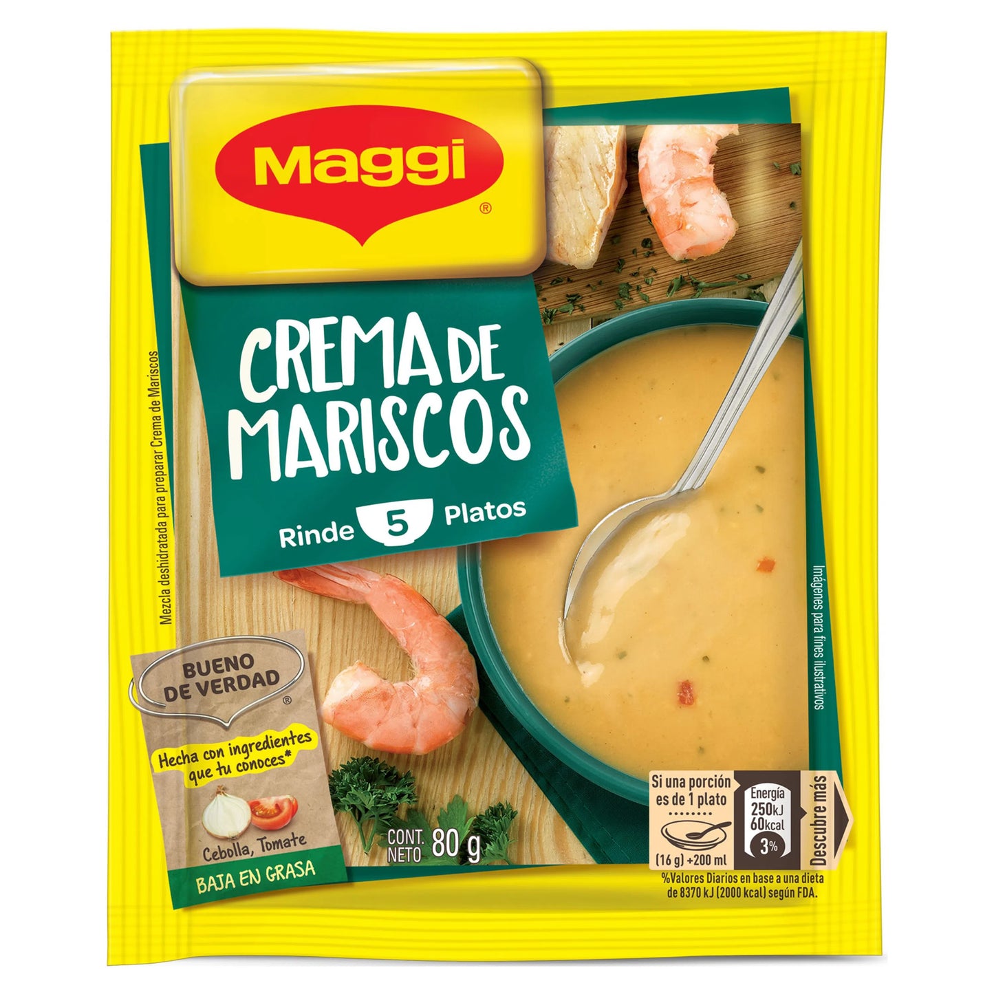 SOPA MAGGI CREMA MARISCOS 80G