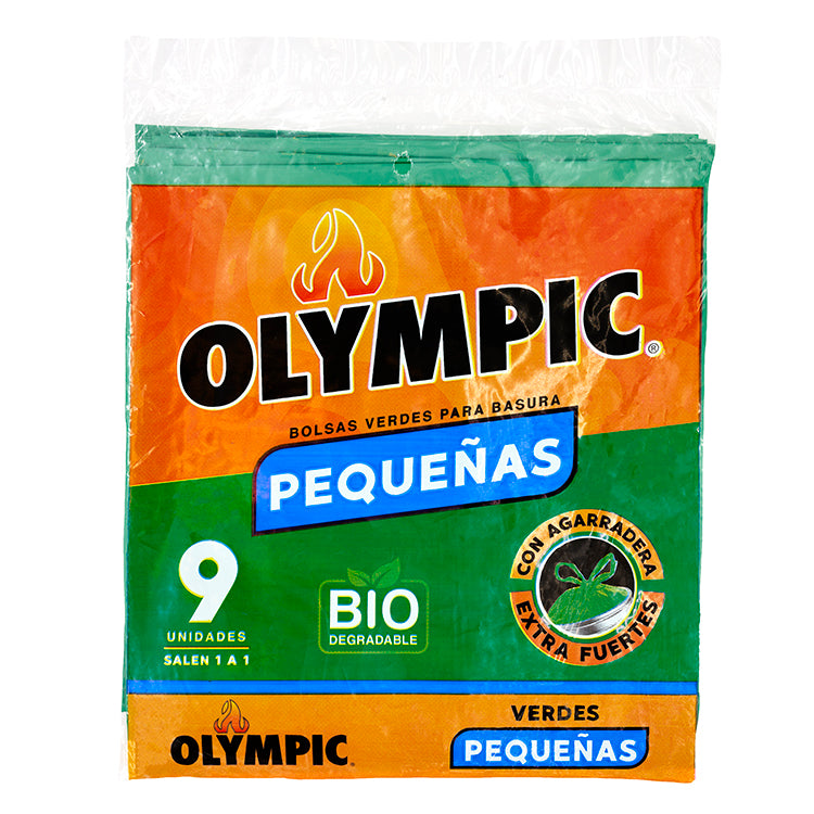 BOLSA P/BASURA OLYMPIC PEQ. 9 Unds