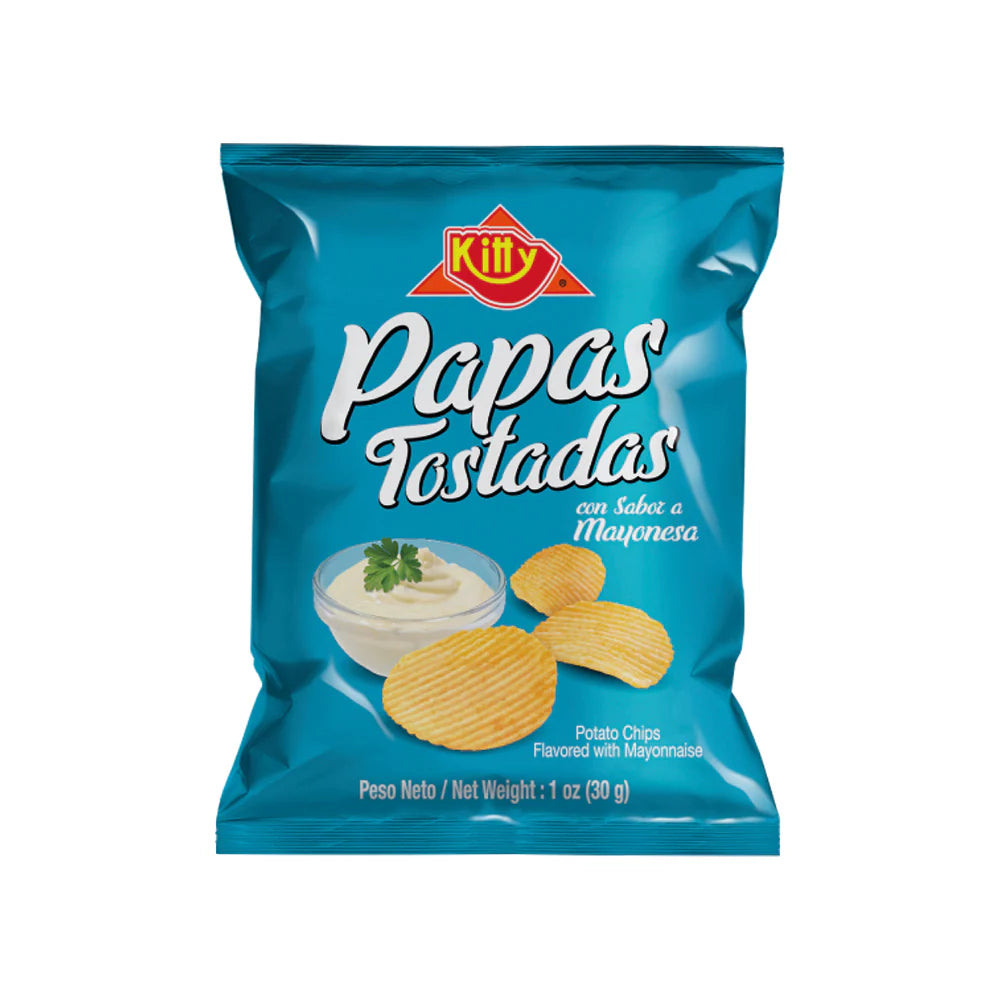 KITTY PAPAS TOSTADAS MAYONESA 30G