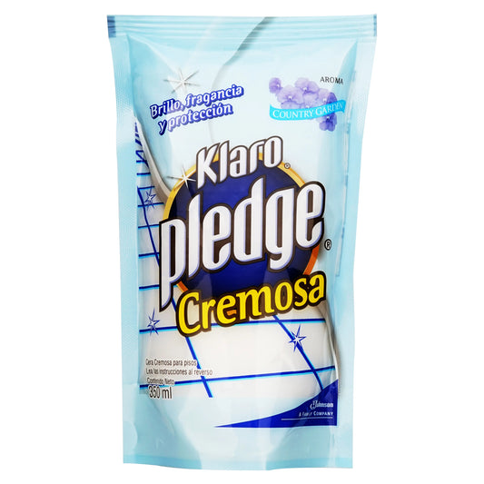 KLARO PLEDGE CERA CREMOSA CRISTALINA 350ML