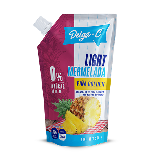 JALEA LIGHT DELGA-C PIÑA 200G