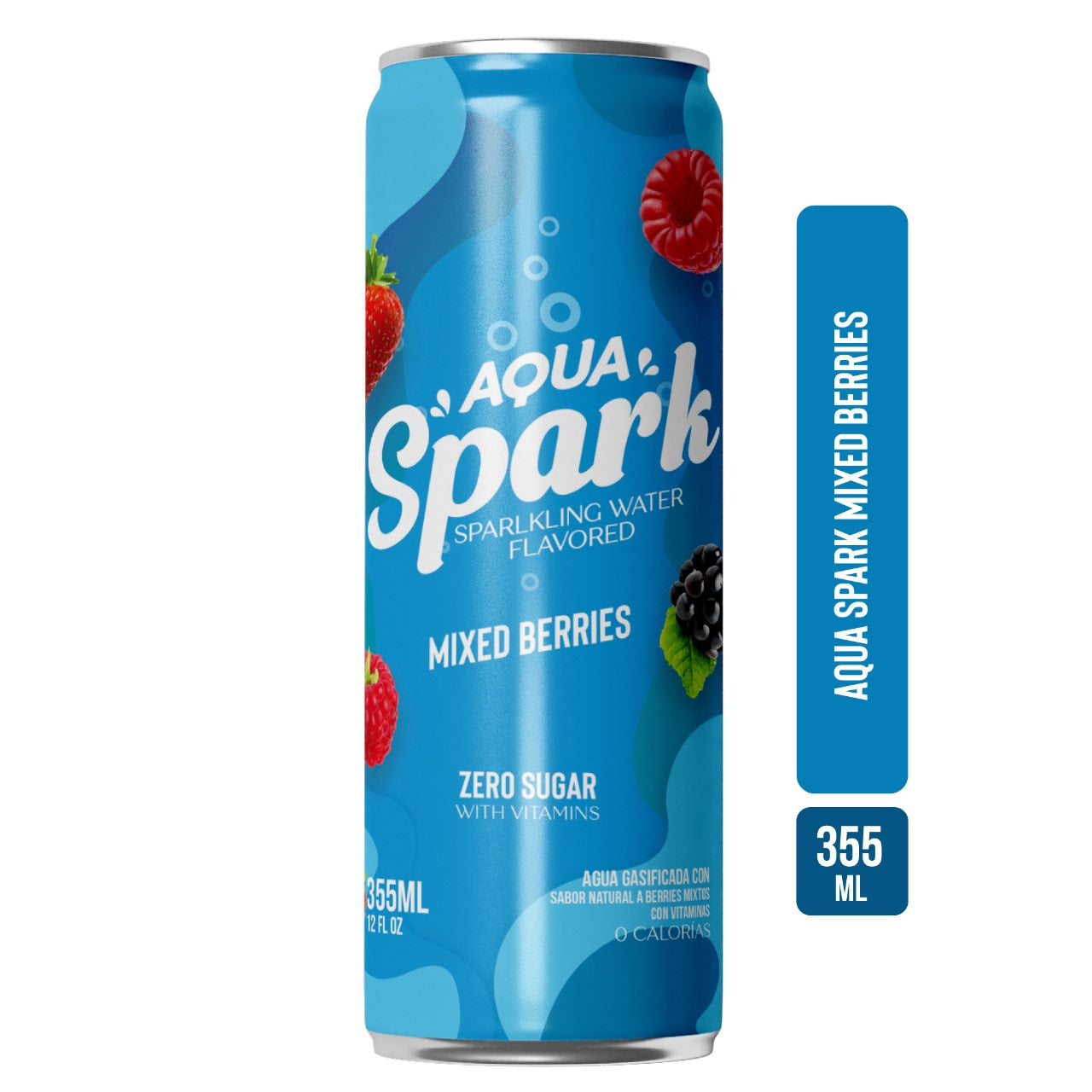 AQUA SPARK MIXED BERRIES 355ml