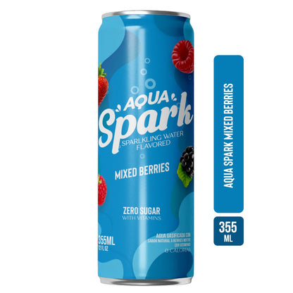 AQUA SPARK MIXED BERRIES 355ml