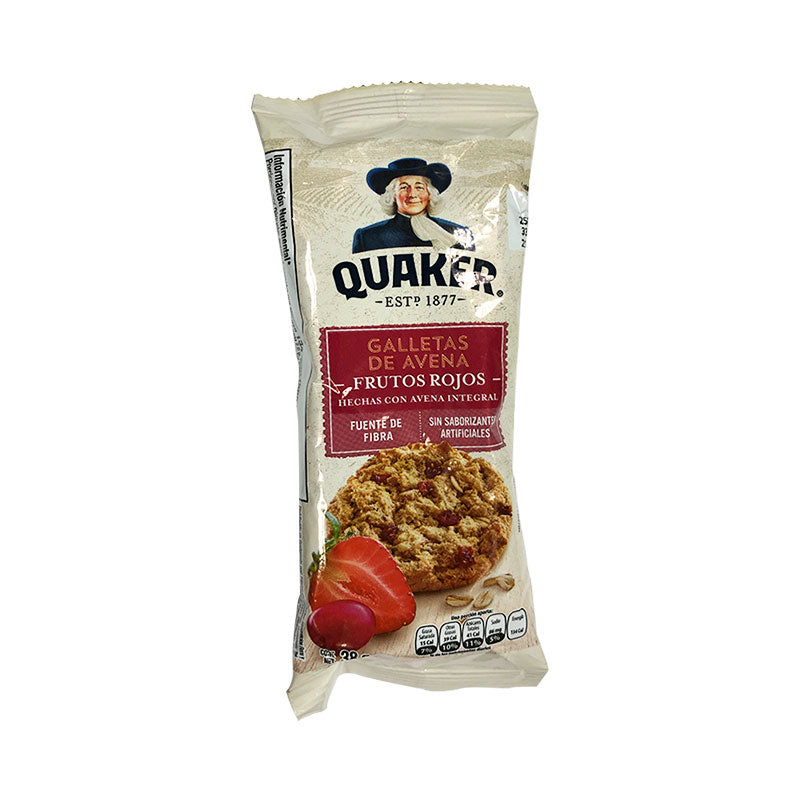 GALLETA QUAKER AVENA/FRUTOS ROJOS 38G