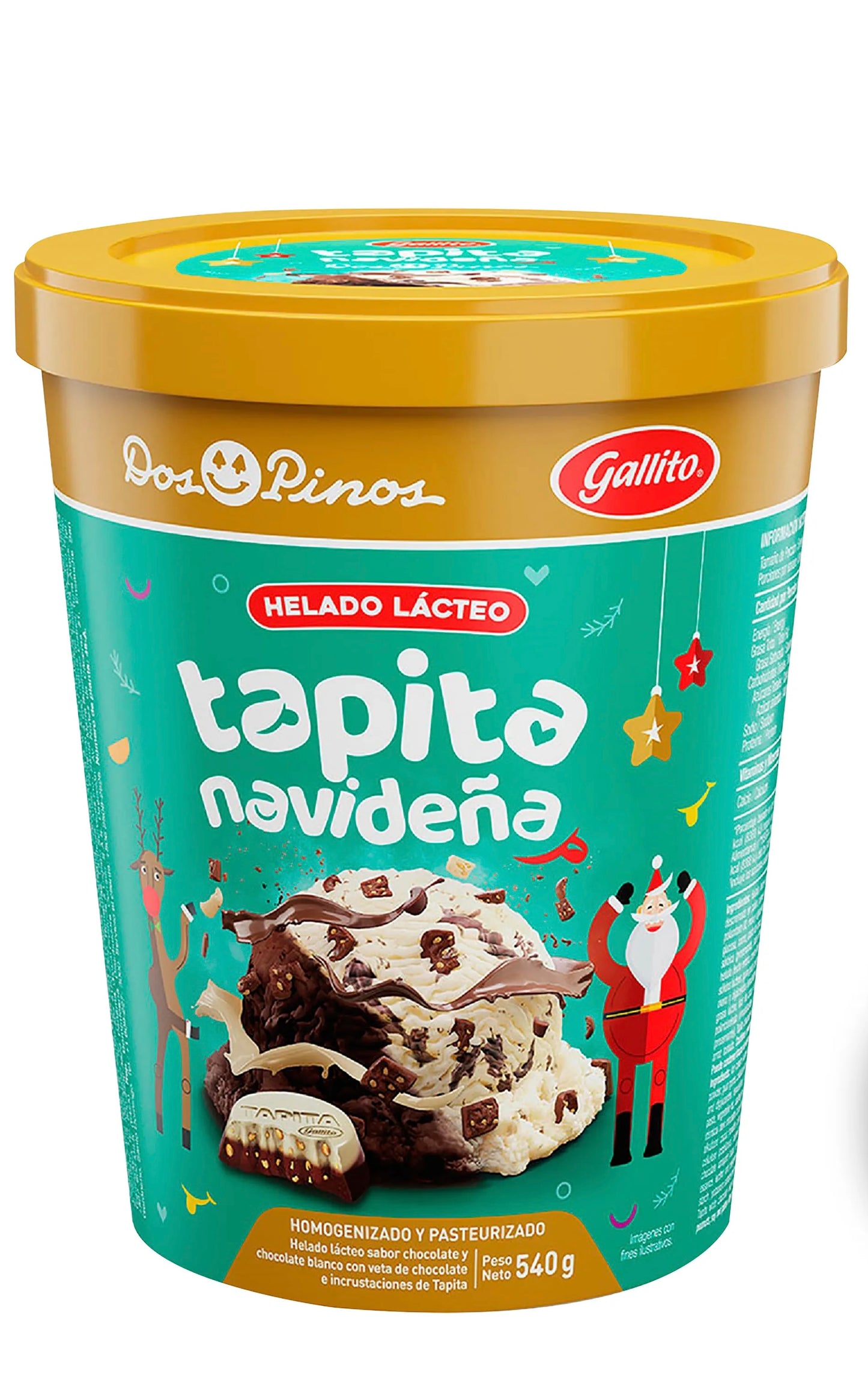 HELADO TAPITA NAVIDEÑA 1/4 GAL