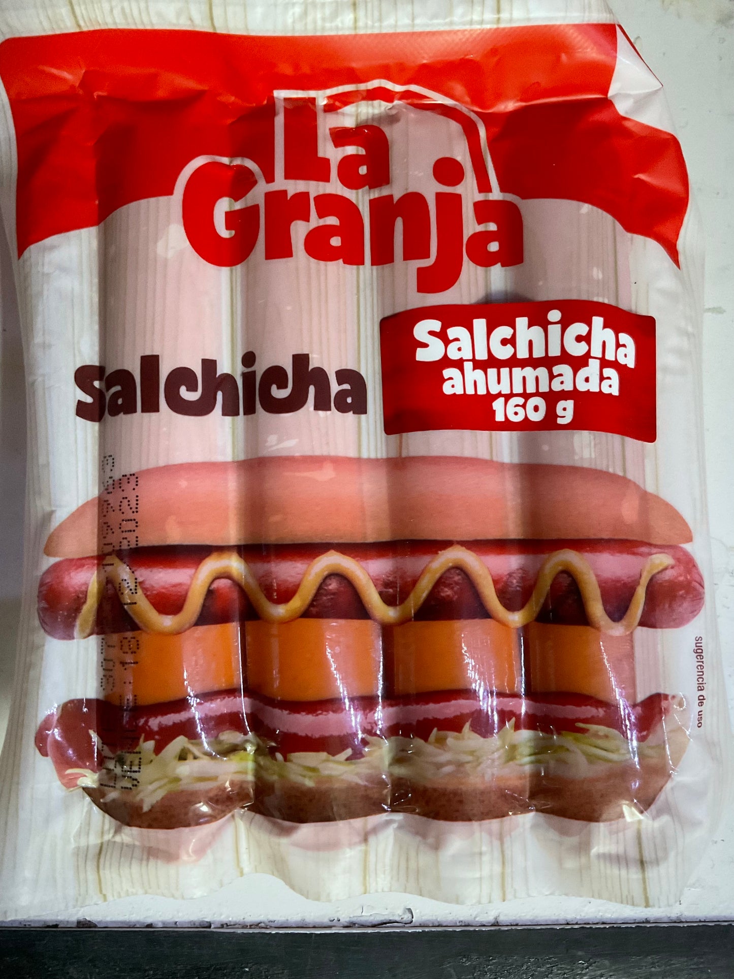 LA GRANJA SALCHICHA AHUMADA 160G