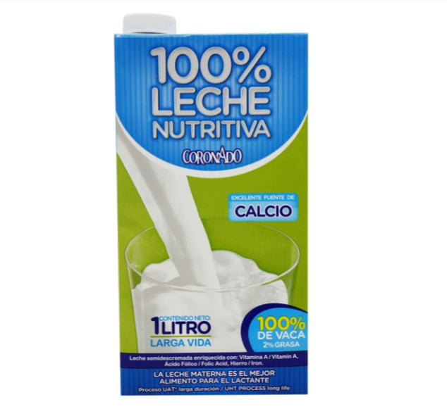 LECHE CORONADO 100% NUTRITIVA 1L