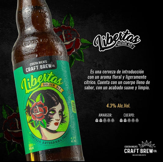 CERVEZA ARTESANAL LIBERTA VR 355ML