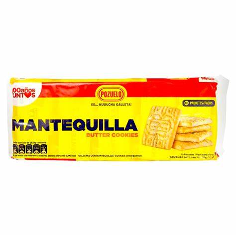 GALLETA MANTEQUILLA POZUELO 260G 10UDS