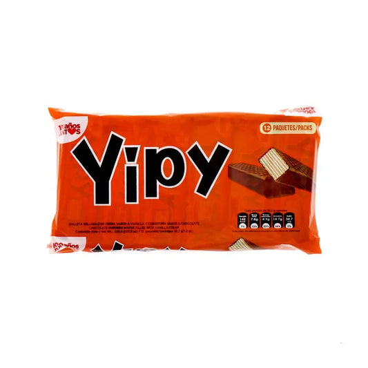 GALLETAS YIPY VAINILLA 338G 12UDS