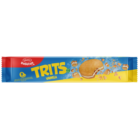 GALLETA TRITS VAINILLA 128G