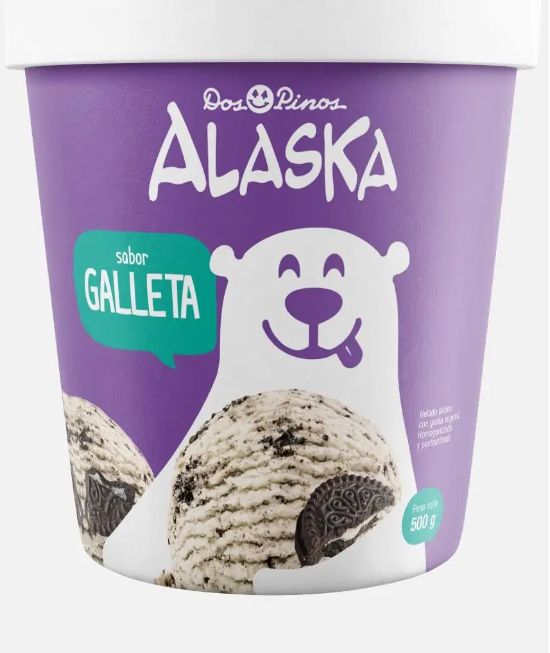 HELADO ALASKA GALLETA 502G