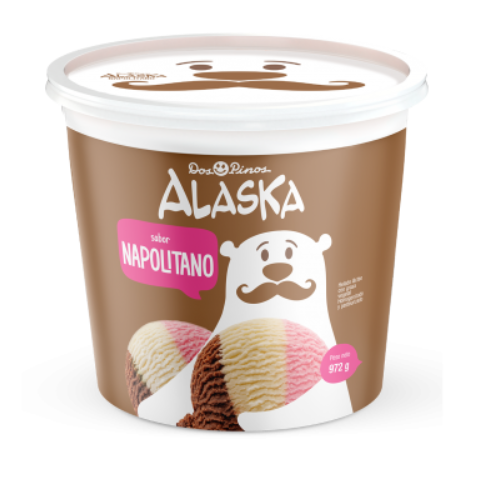 HELADO ALASKA NAPOLITANO 972G