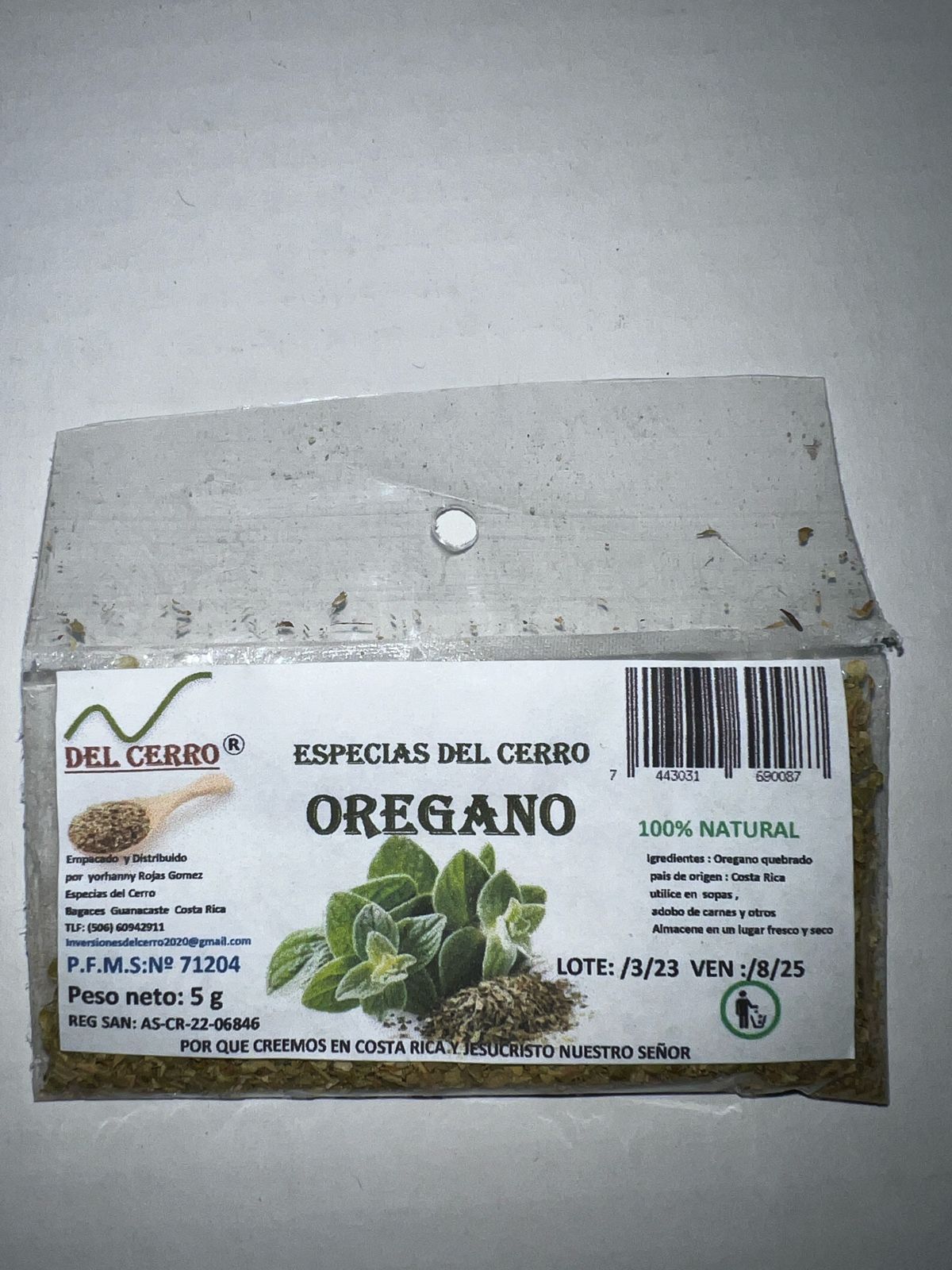 OREGANO DEL CERRO 5G