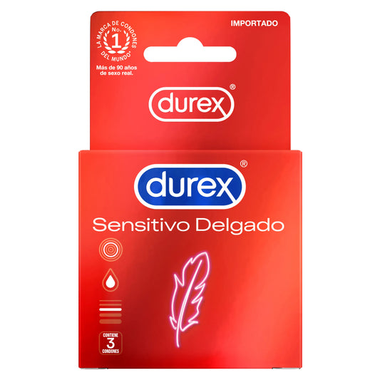 CONDONES DUREX SENSITIVO DELGADO