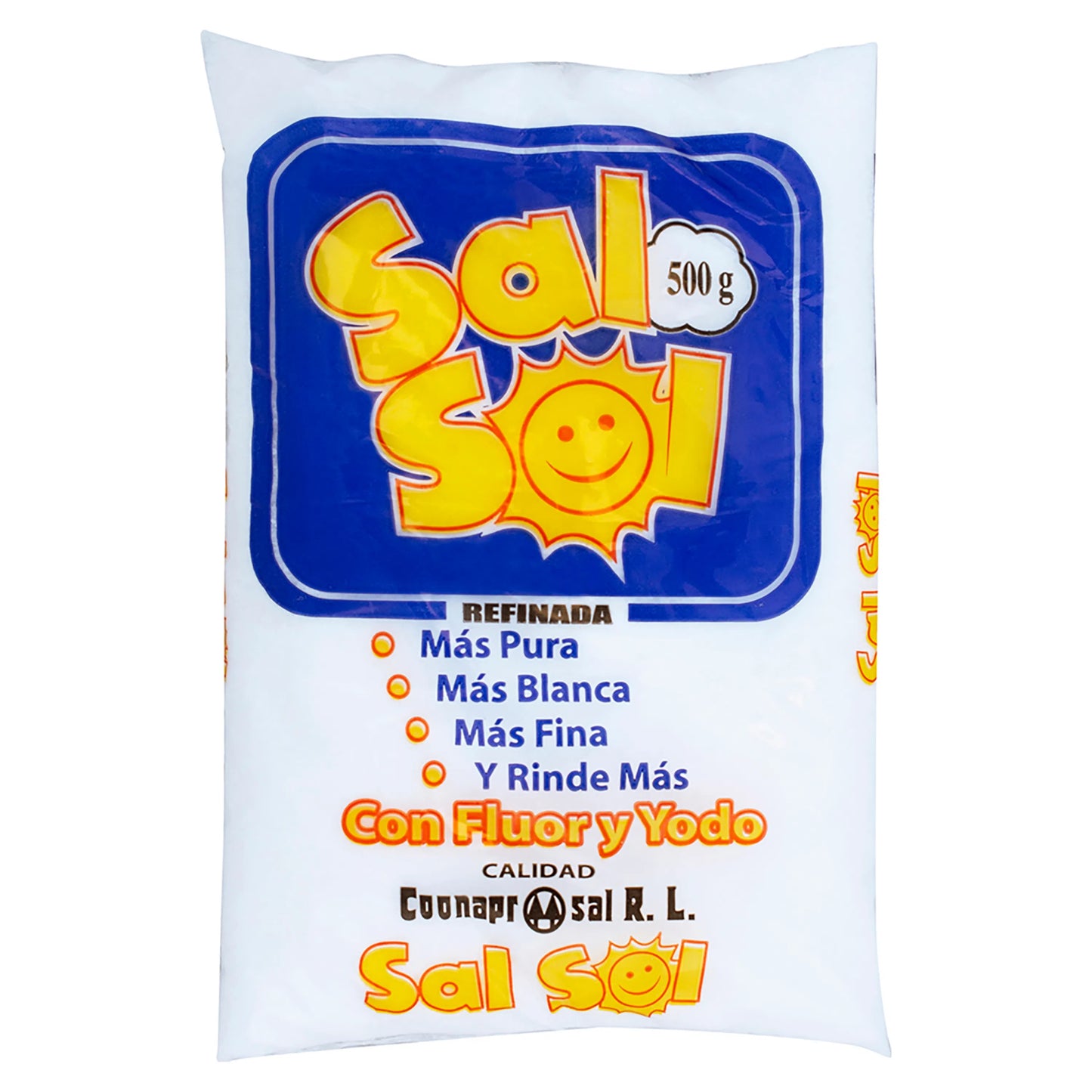 SAL REFINADA SAL SOL 500G