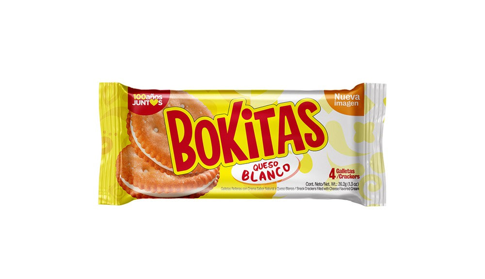 GALLETA BOKITAS QUESO BLANCO UNIDAD