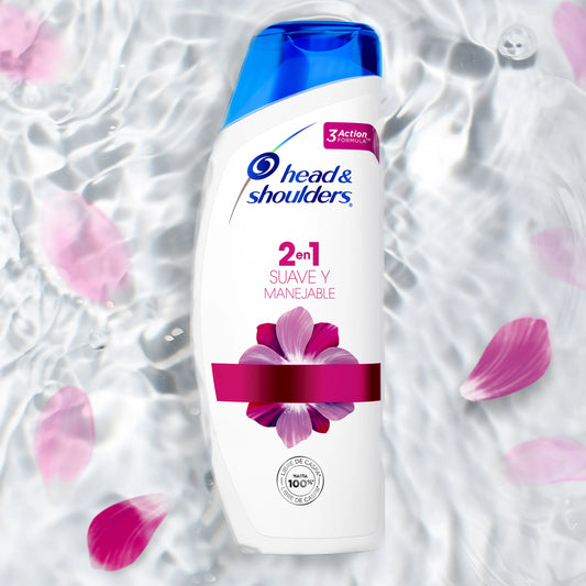 SHAMPOO H&S SUAVE Y MANEJABLE 375ML