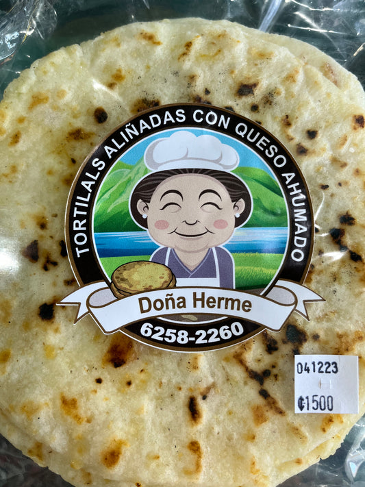 TORTILLAS ALIÑADAS QUESO AHUMADO 5U