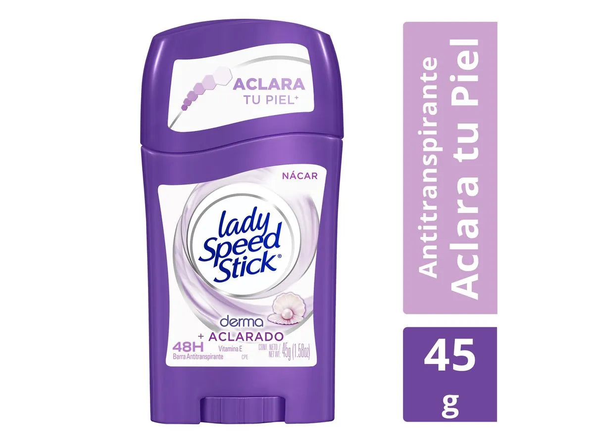 (DESODORANTE LADY SPEED STICK DERMA ACLARADO PERLA