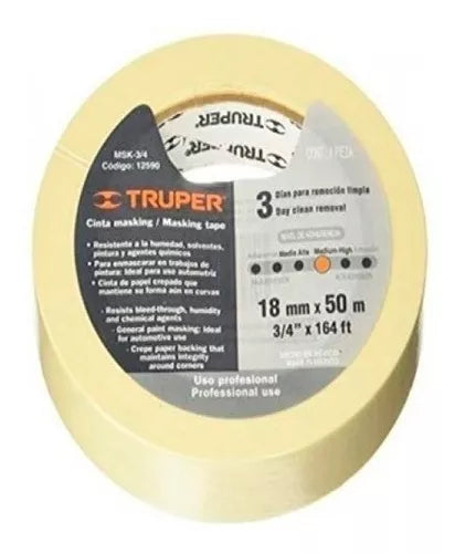 CINTA MASKING 3/4" TRUPER