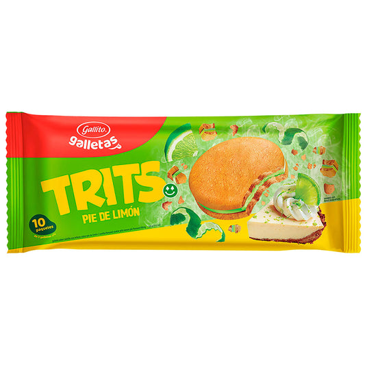 GALLETAS GALLITO TRITS PIE DE LIMON 10UDS 320G