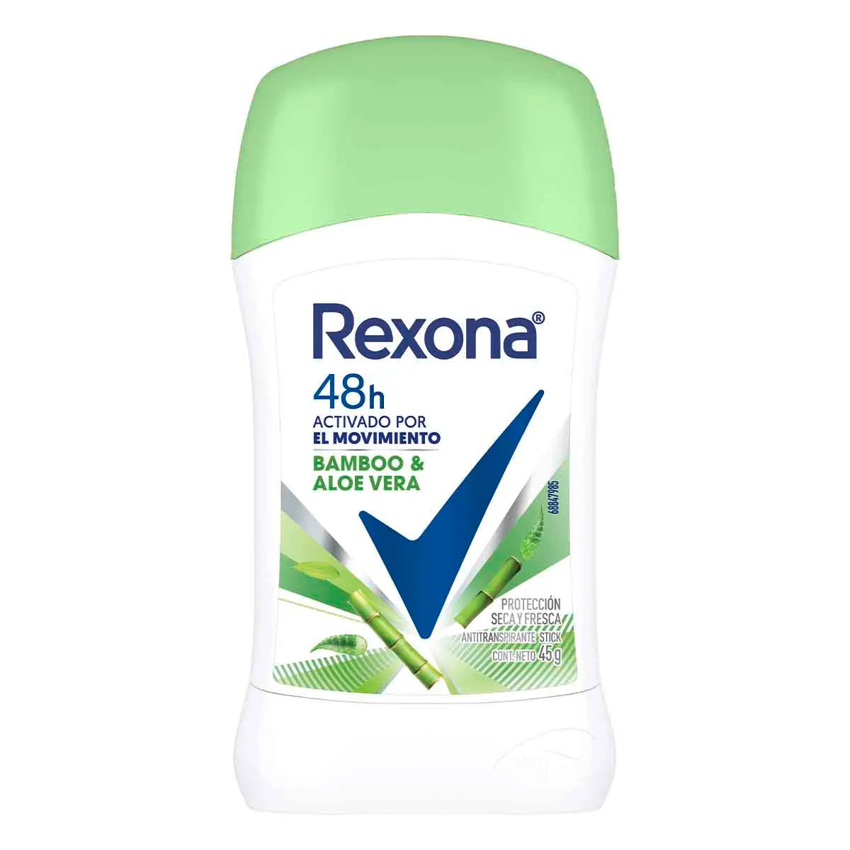 DESODORANTE REXONA BAMBOO Y ALOE 45G