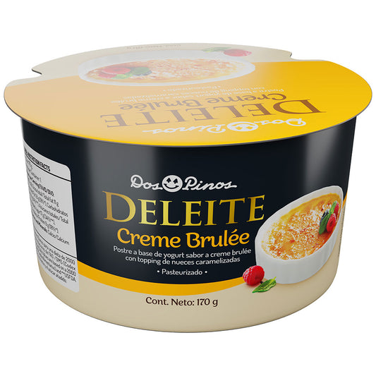 YOGURT DELEITE CREME BRULÉE CON TOPPING 170G