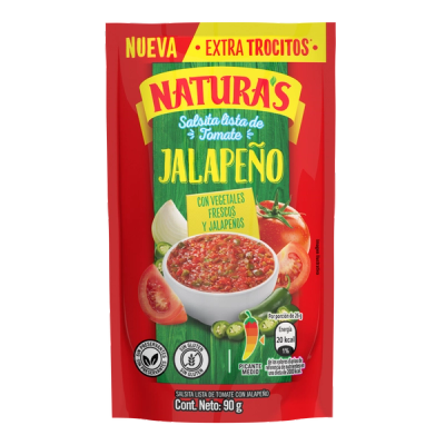 SALSA NATURAS JALAPEÑO 90G