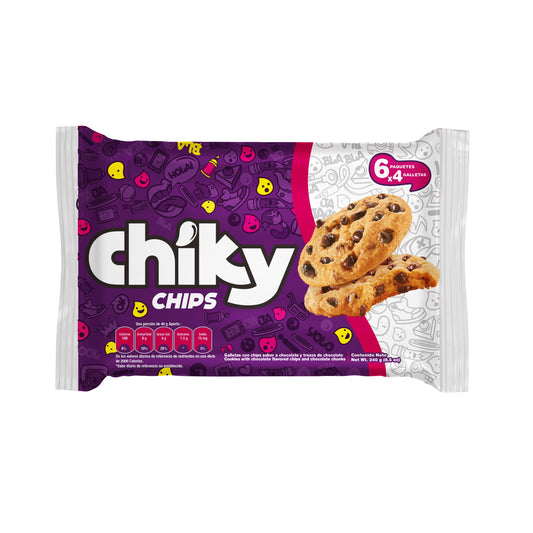 POZUELO GALLETA CHIKY CHIPS 6UDS