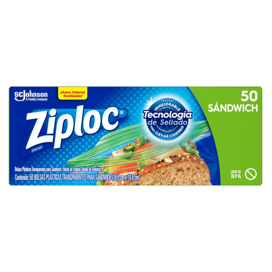 ZIPLOC SANDWICH 50U