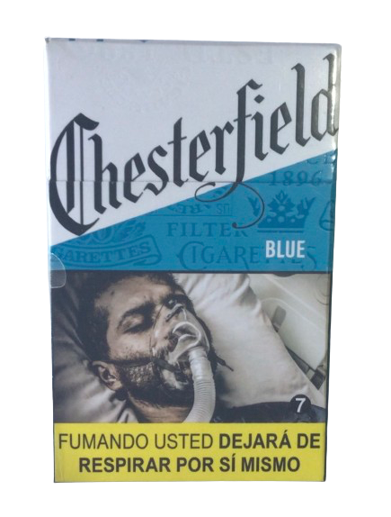 CHESTERFIELD CAJA DURA AZUL