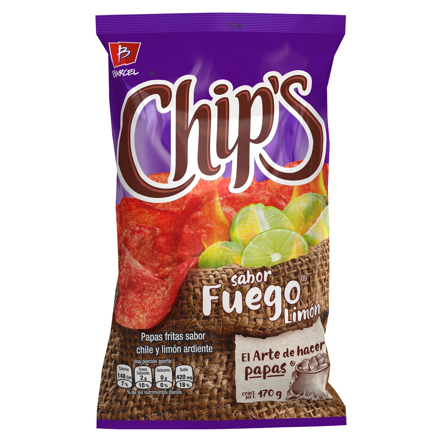 CHIPS FUEGO 170G