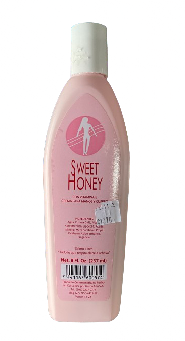 CREMA P/MANOS Y CUERPO SWEET HONEY 237ML