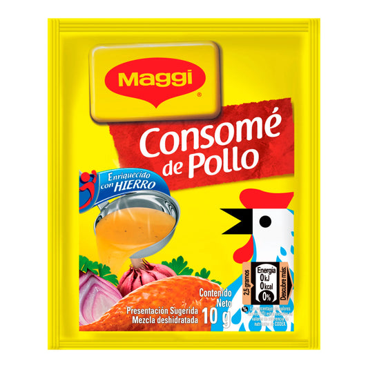 MAGGI CONSOME DE POLLO 10G UNIDAD