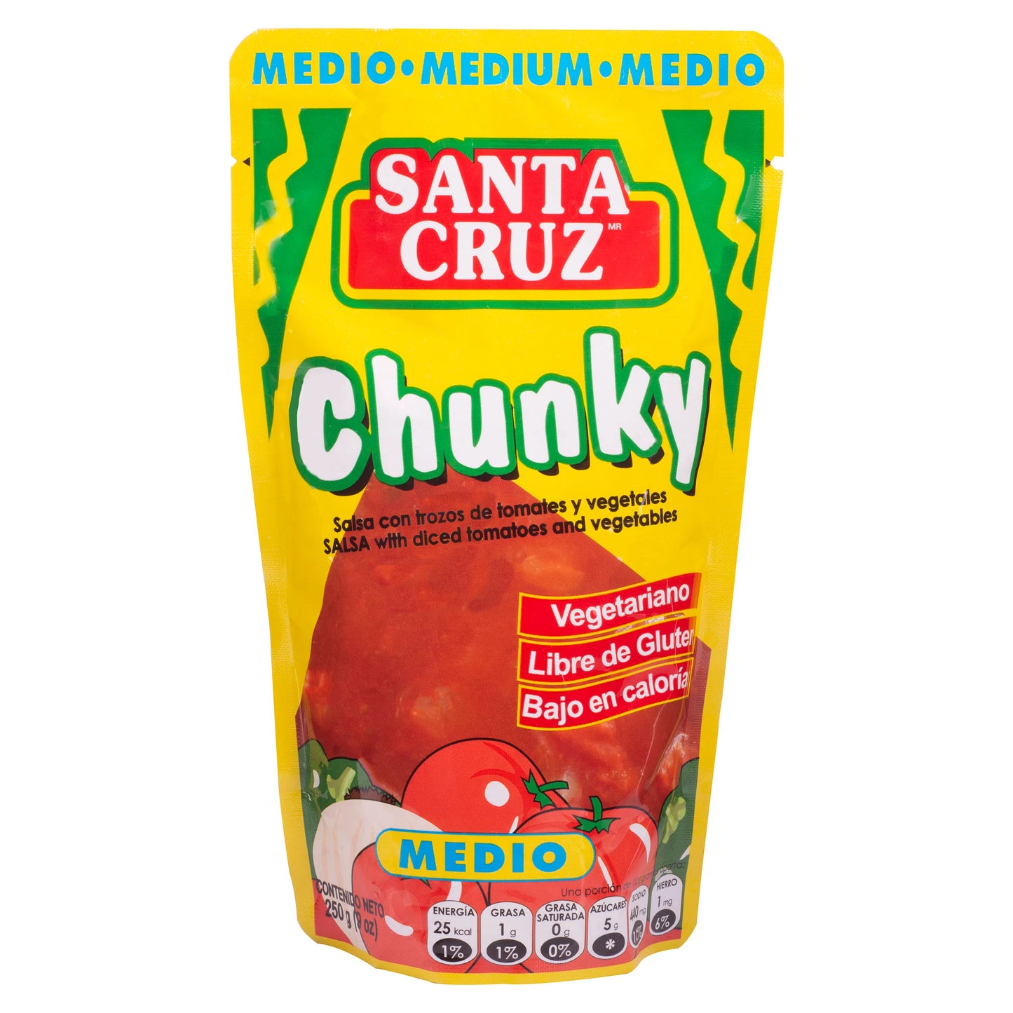 SALSA CHUNKY SANTA CRUZ MEDIO 250G