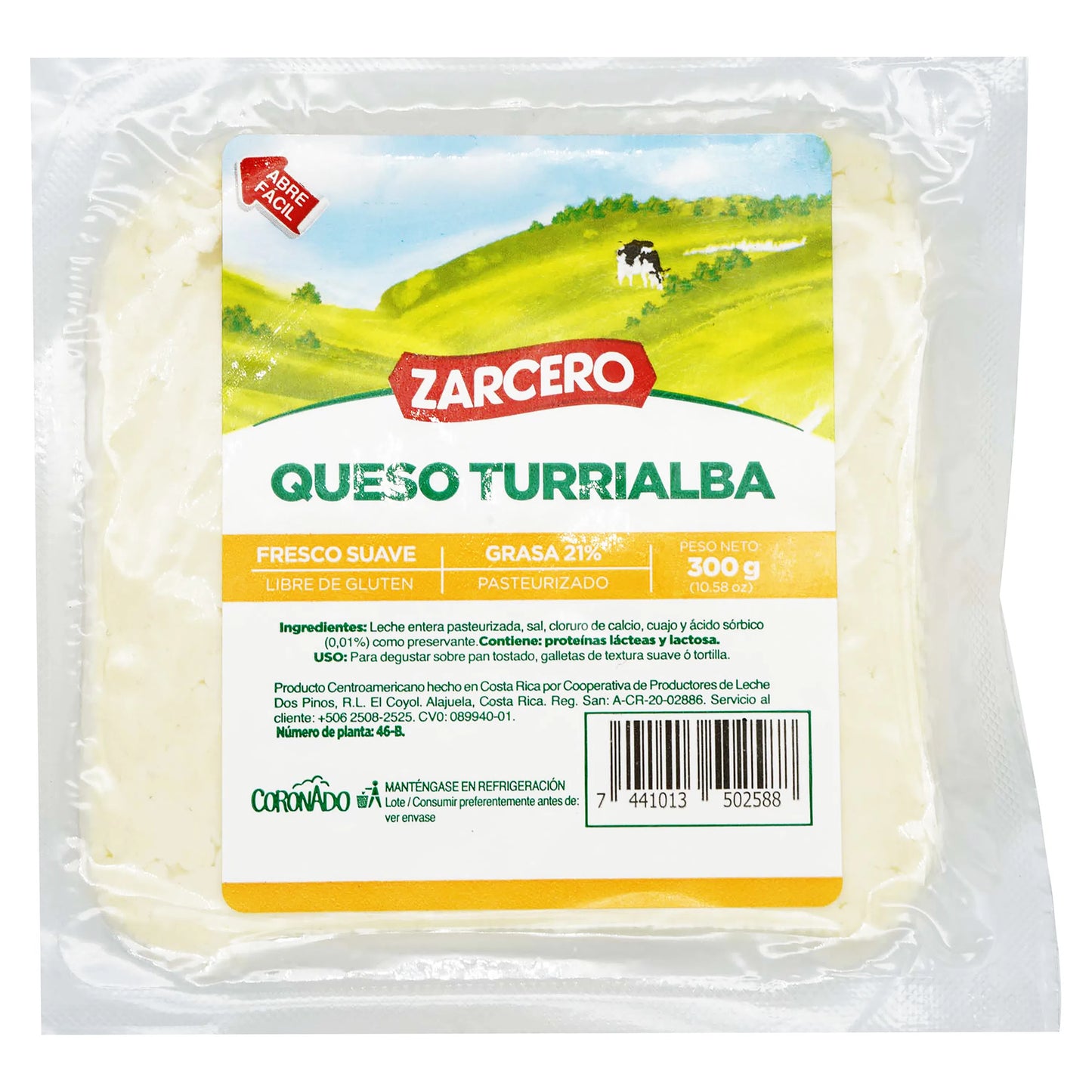 ZARCERO QUESO FRESCO 300G