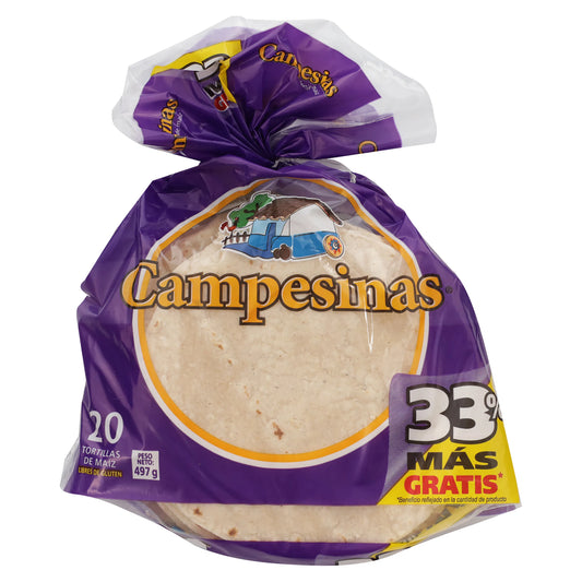 TORTILLAS CAMPESINAS 20UDS 497G
