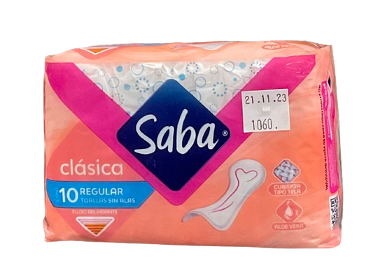 SABA CLASICA REGULAR S/A 10UDS